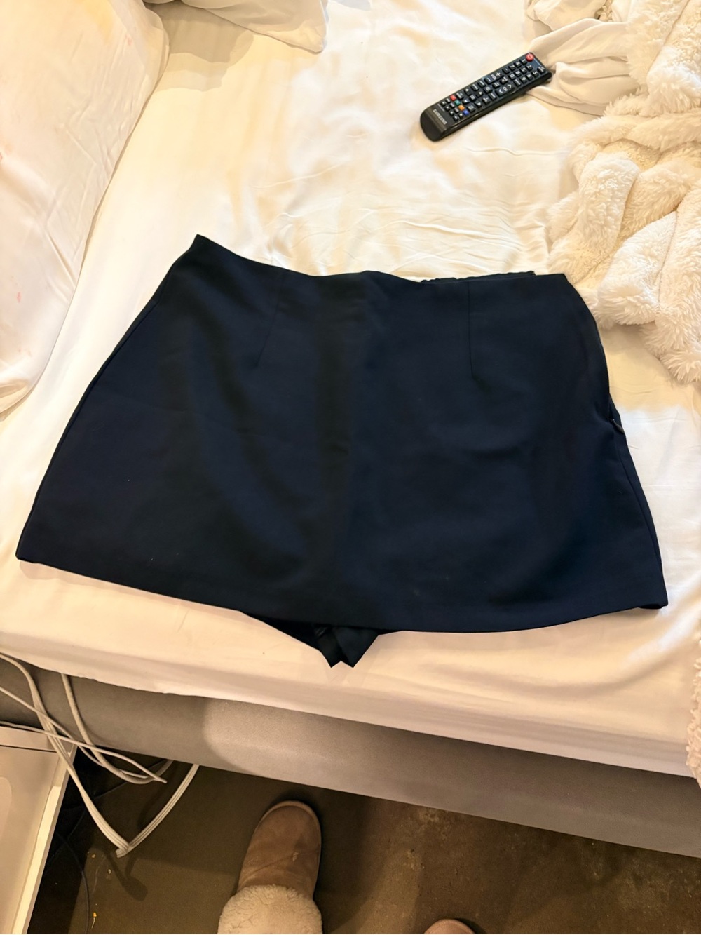 Abercrombie & Fitch Navy Blue Mini Skort